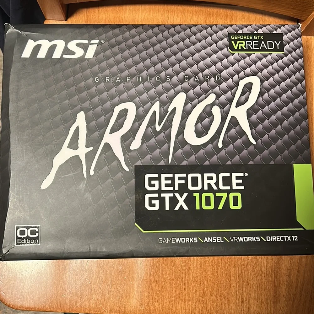 MSI Nvidia GTX 1070 ARMOR OC